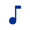 Pictogramme d'une note de musique